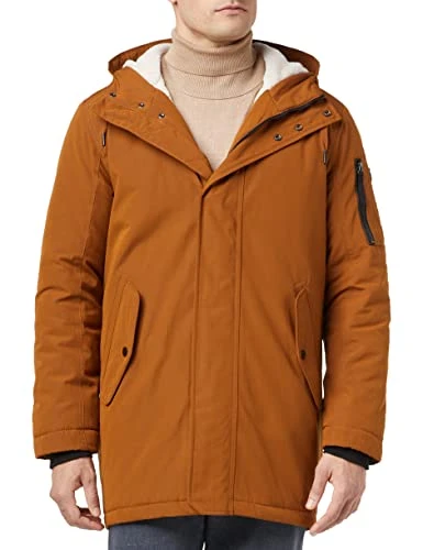 Men's Water-resistant parka, lined 1020243, 10353 - Rich Cinnamon, XXL