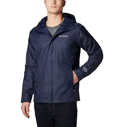 Men's Watertight II Rain Jacket, Collegiate Navy, M