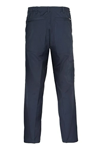 Mens Wenlock Water Repellent Walking Trousers with Pockets (46" 31") Navy