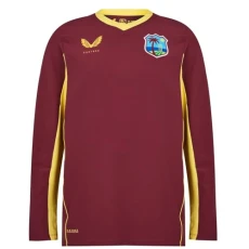 Mens West Indies Long Sleeve Sweatshirt Maroon L Mens West Indies Long Sleeve Sweatshirt Maroon L