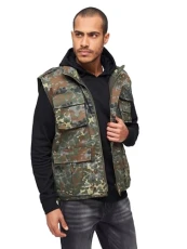 Mens Weste Ranger Vest, Flecktarn, XXL UK Mens Weste Ranger Vest, Flecktarn, XXL UK