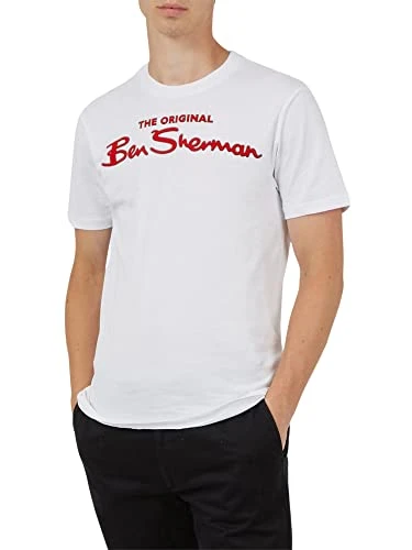 Mens White Short Sleeve T-Shirt