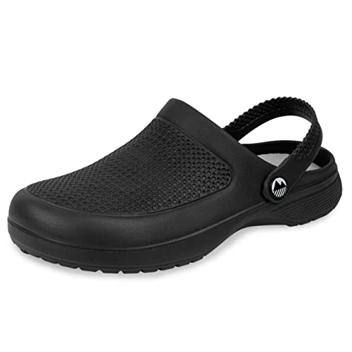 Men's Wigton Clogs - Black - 9 UK