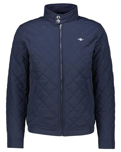 Mens Windcheater Quilted Jacket Navy L