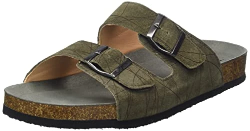 Men's Wolfi Slipper, 7020 Slate, 10.5 UK