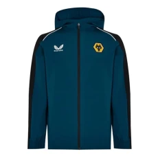Mens Wolverhampton Wanderers Training Jacket Top Petrol/Black 4XL Mens Wolverhampton Wanderers Training Jacket Top Petrol/Black 4XL