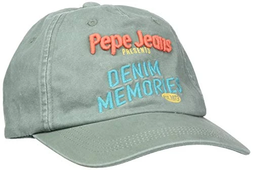 Men's Wood Baseball Cap, Green (Pine Green 672), One (Size: 000)