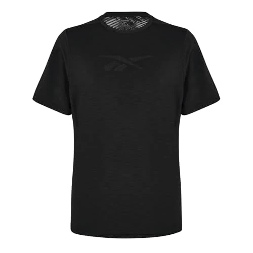 Men's Workout Ready Short Sleeve T Shirt, Night Black, S UK