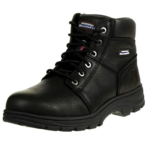 Men's Workshire Classic Boots, Black Embossed Leather, 12 UK