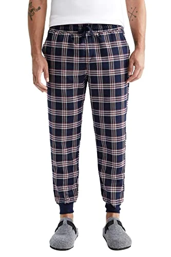 Men's X8541AZ Pyjama Bottoms, Navy, XXL