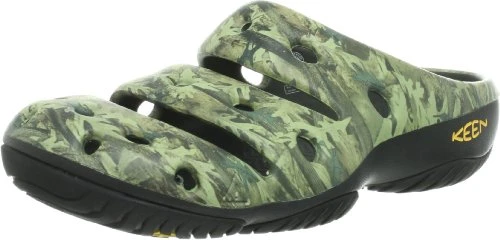 Men's yogui Arts Slipper, Camo Green, 14 M US