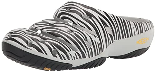 Men's Yogui Slippers, Comfortable, Lightweight Clogs, Atms Zebra Star, 7 UK