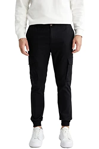 Men's Z5235AZ Casual Trousers, Black, 38 W/34 L