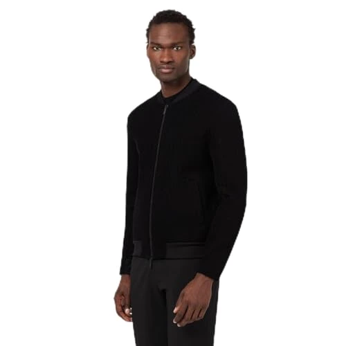 Mens Zip Bomb Jacket Black Chevron XL