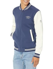 Men's Zip Fleece Bomber Jacket, Naval Academy 233