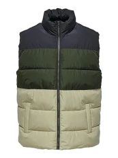 Men's Zip Up Quilted Gilet Bodywarmer Lightweight Padded Sleeveless Jacket Dark Navy/Rosin M Men's Zip Up Quilted Gilet Bodywarmer Lightweight Padded Sleeveless Jacket Dark Navy/Rosin M