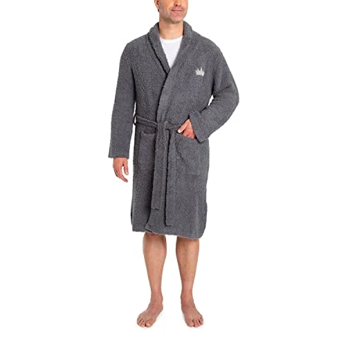 mensCozychic Disney Mens Robe Shawl Robe - Grey - Large