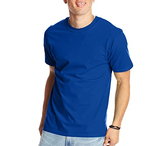 mensO5180Short Sleeve Beefy-t Short Sleeve T-Shirt - Blue - XXXL