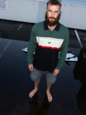 Mercury Rugby ong Sleeves Polo T-shirt for Men