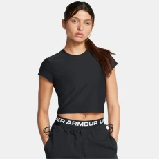Meridian Rib Womens Baby T Black / Black