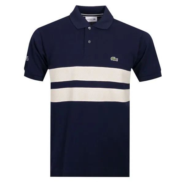 Mesh Band Polo Shirt