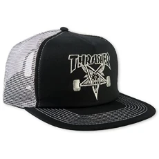 Mesh Sk8 Goat Trucker Cap One Size Black/Grey Mesh Sk8 Goat Trucker Cap One Size Black/Grey