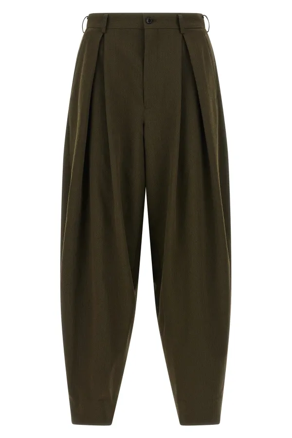 Herringbone Wool Pants