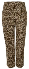 Michael Plus Size Animal Cheetah Print Strech Twill Ankle Pants, Dark Camel, 28 Plus Michael Plus Size Animal Cheetah Print Strech Twill Ankle Pants, Dark Camel, 28 Plus