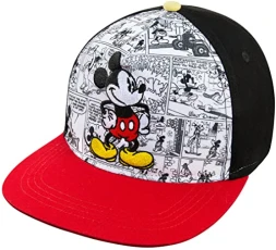 Mickey Mouse Comics Baseball Cap -Sizes Junior and Adult - Adjustable - 100% Cotton (Boys 53 cm), Boys 53 Cm, M Mickey Mouse Comics Baseball Cap -Sizes Junior and Adult - Adjustable - 100% Cotton (Boys 53 cm), Boys 53 Cm, M