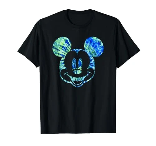 Mickey Mouse Green Tie Dye T-Shirt
