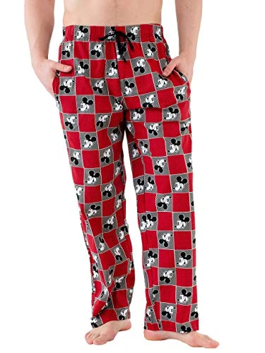 Mickey Mouse Mens Mickey Mouse Lounge Pants, Multicoloured, XL