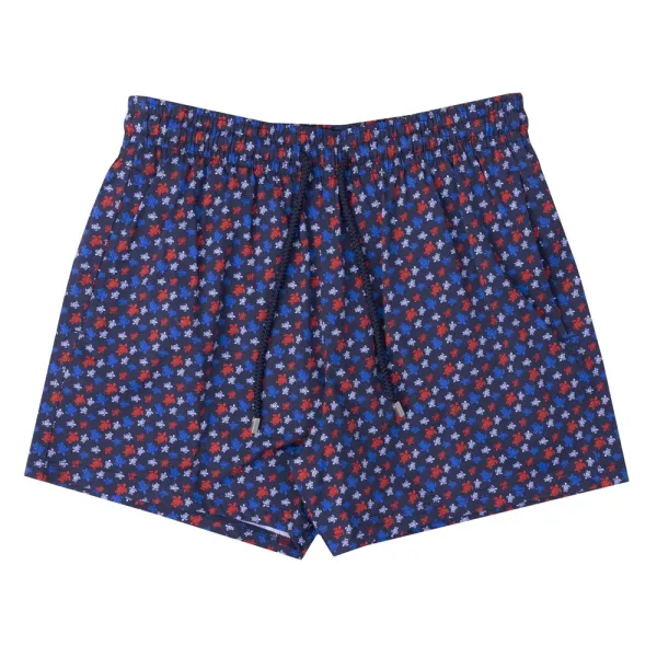 Micro-Print Swim Short