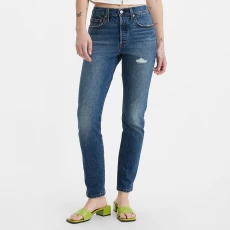 Mid Blue 501&reg; Skinny Stretch Jeans
