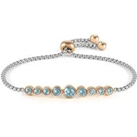 Milleluci Blue Crystal Bracelet - 14cm