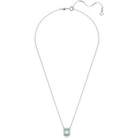 Millenia Silver + Blue Octagon Necklace - Adjustable