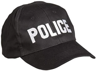 Miltec Police BK Unisex Adult Cap, Black, One Size Miltec Police BK Unisex Adult Cap, Black, One Size