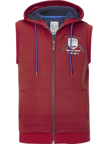 Mingus Men's Quilted Gilet - Red - XX-Large