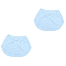 Mini Skirt Extender Mini Lower Skirt 2pcs Layered False Plus Size Shirts Plus Size Short Dress Polyester Irregular Blue Lower Sweep Skirt Women Shirt Extender