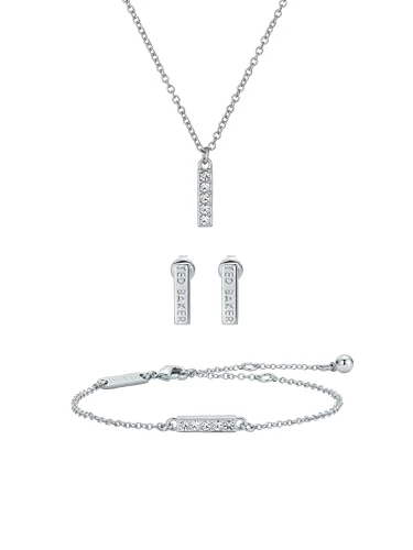 Minni Mini Sparkle Bar Gift Set For Women (Silver/Crystal)