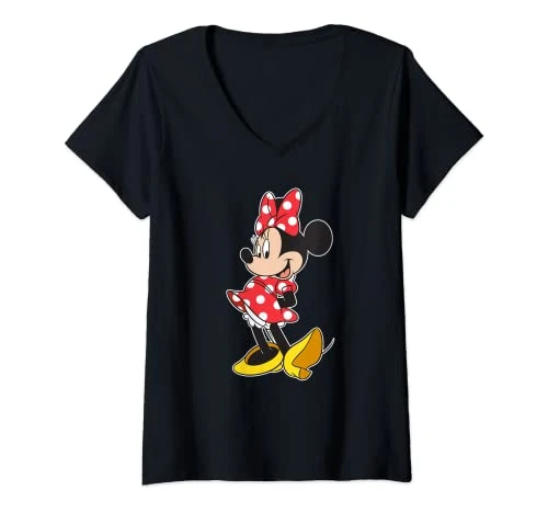 Minnie Mouse Classic Pose V-Neck T-Shirt