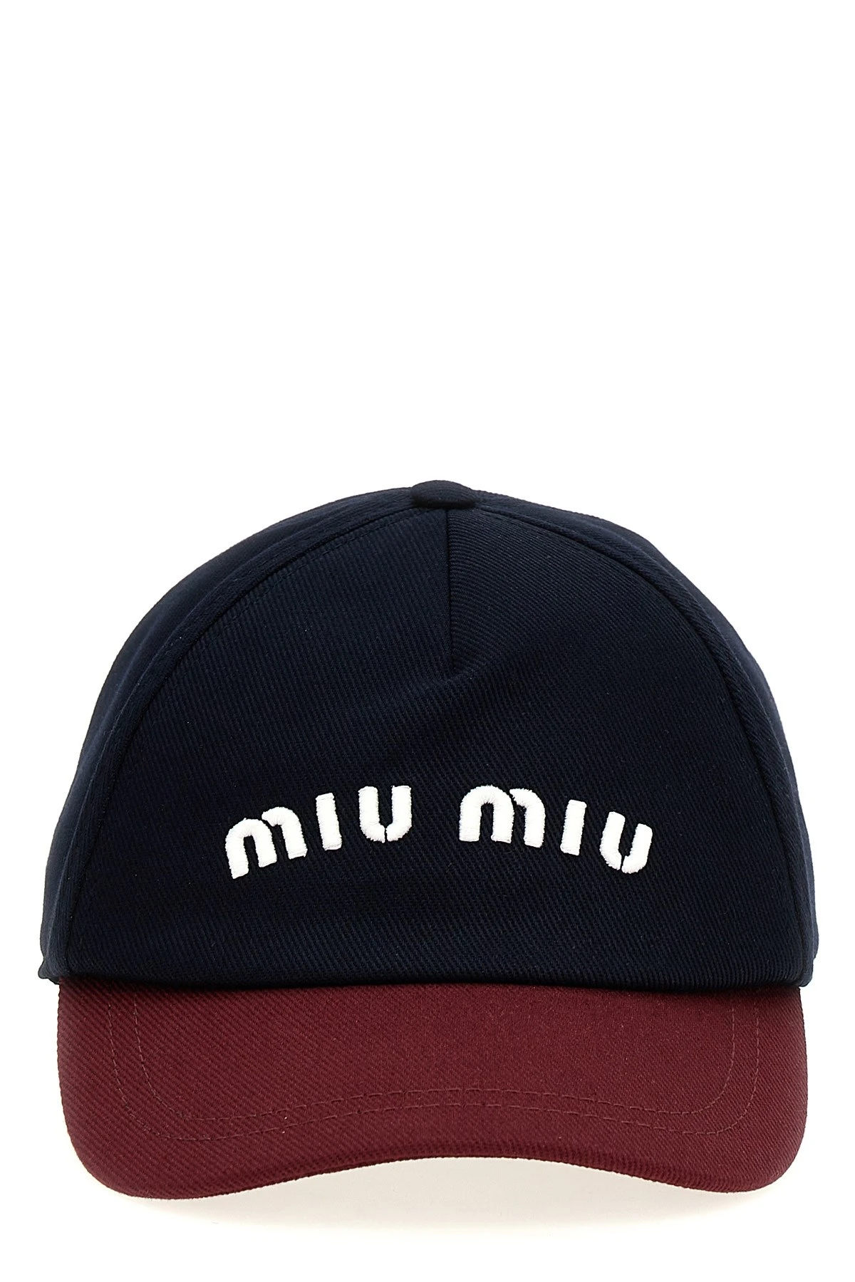 MIU MIU Logo Cap Cotton