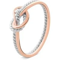 Mixed Metal Twist Ring - 50