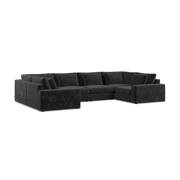 Model Eight U Shape Corner -Closed End Symphony Black