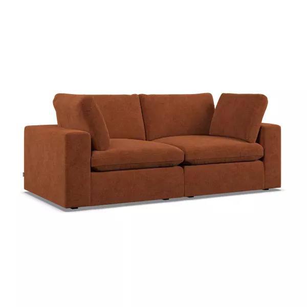 Model Five Medium Sofa Sicuro Saffron - Red
