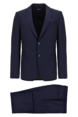 Mohair wool dress Blue Size