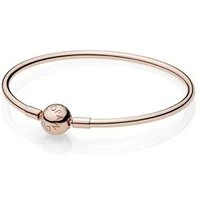 Moments Rose Gold Bangle - 17cm