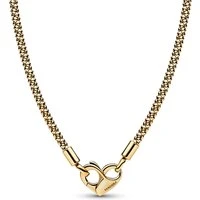 Moments Studded Chain Gold Necklace