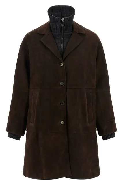 Monet25W coat - Brown