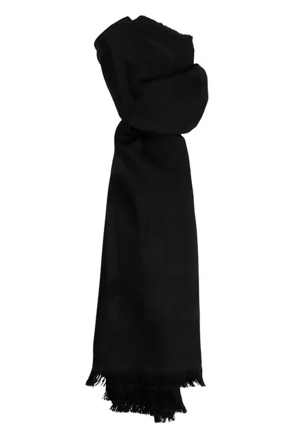 Monogram scarf - Black