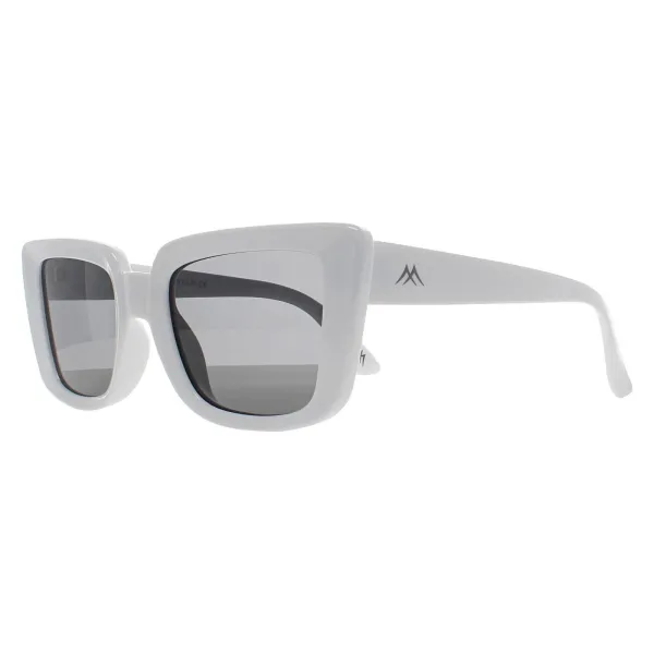 Montana Sunglasses MP193 E Shiny White Smoke Polarized - Size One Size